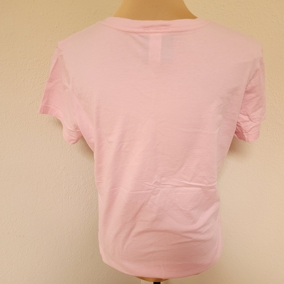 Harley Davidson Museum Milwaukee Pink V Neck Tee - Picture 2 of 5